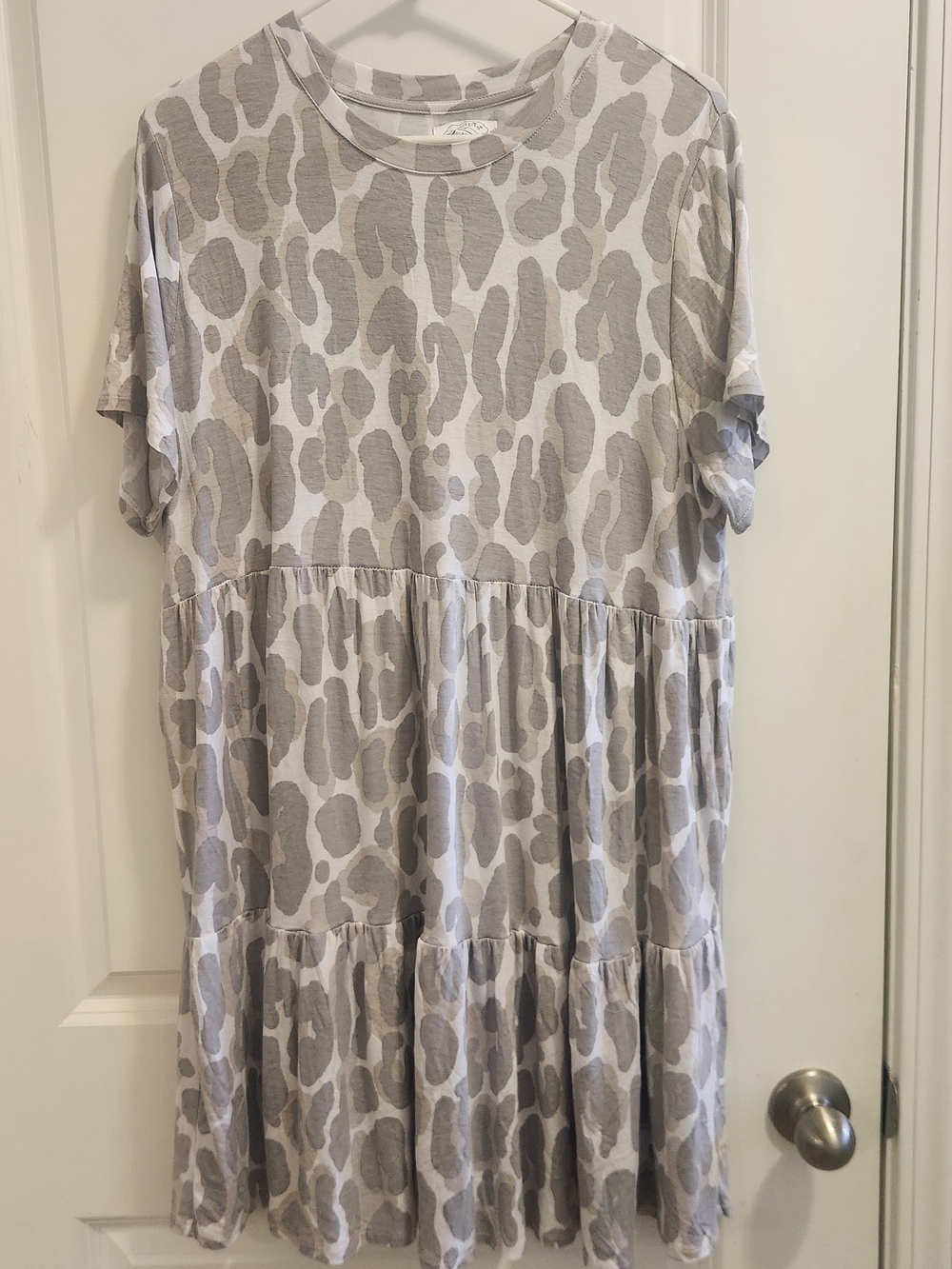 Mudpie Grey Leopard Dress